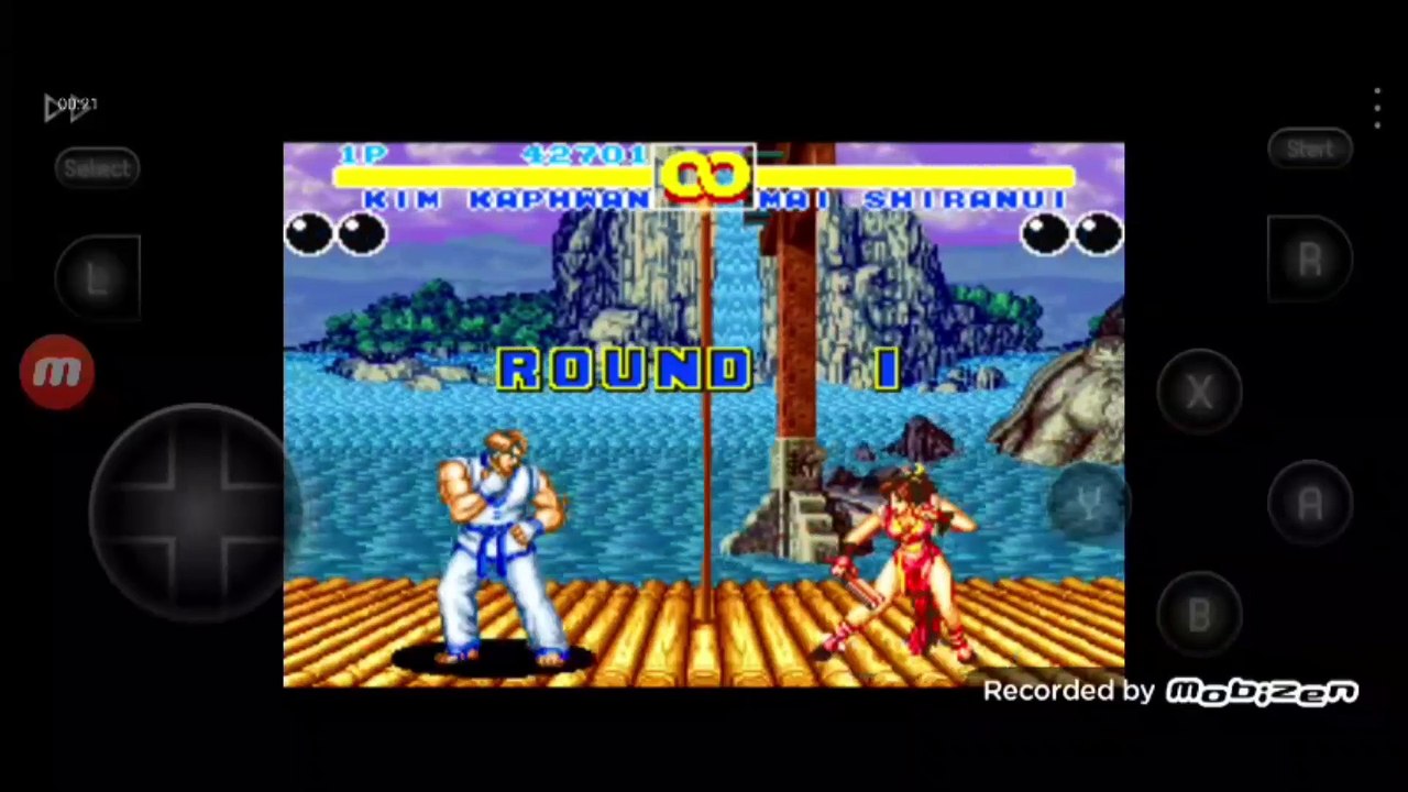 Fatal Fury 2 Kim Kaphwan vs Mai Shiranui fala de vitória da Mai Shiranui em português
