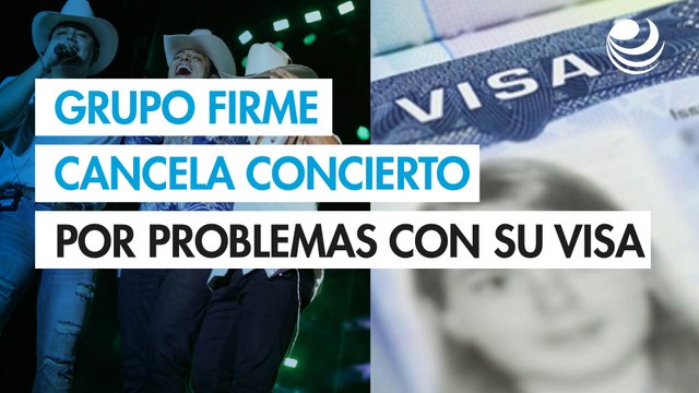 Grupo Firme cancela concierto en Estados Unidos por problemas con visado