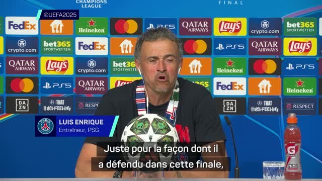PSG - Enrique : “Dembélé mérite le Ballon d’Or”