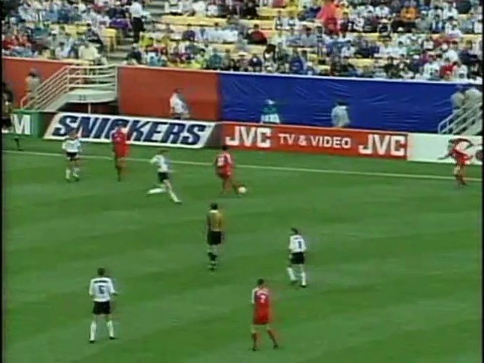 FIFA World Cup 1994 Germany v Belgium 02 June 1994 ARD