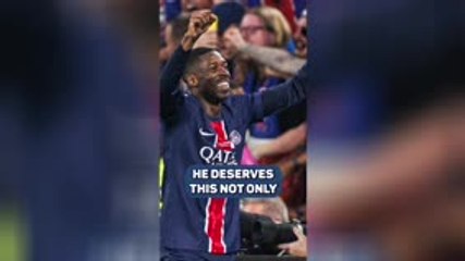 Enrique believes Dembele deserves Ballon d'Or after Champions League triumph