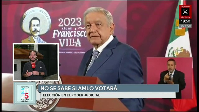 ¿AMLO podría votar en Palenque en elecciones judiciales?