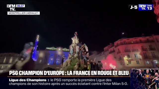 Bordeaux, Montpellier, Reims… La joie des supporters du PSG partout en France