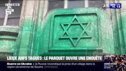 Les autorités recherchent toujours l’homme filmé jetant de la peinture sur des lieux de la communauté juive