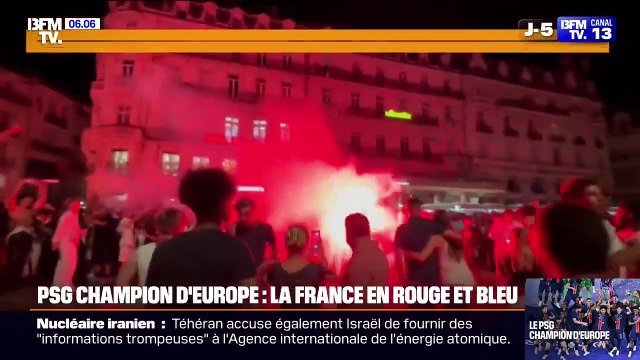 A travers toute la France de Bordeaux à Montpellier en passant par Reims regardez la joie des supporters du PSG