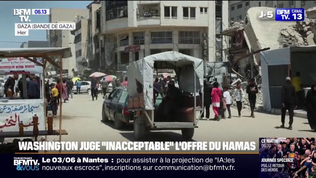 Proposition de trêve à Gaza: les États-Unis jugent inacceptable la réponse du Hamas