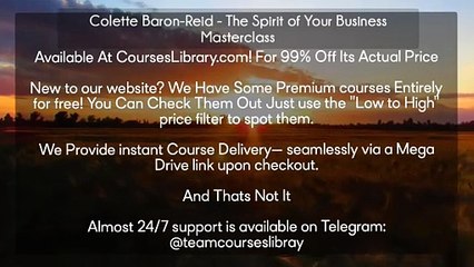 (courseslibrary.com)Colette Baron-Reid - The Spirit of Your Business Masterclass
