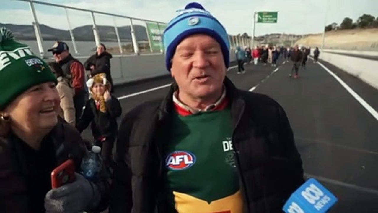Long awaited Bridgewater Bridge opens to public before it opens for cars tomorrow