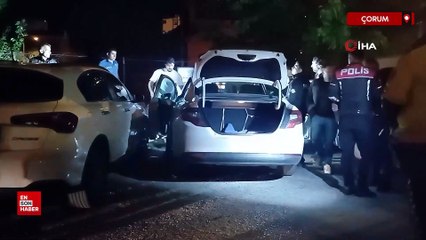 Çorum’da tekel bayisi kavgası sonrası kovalamaca: 4 kişi yakalandı