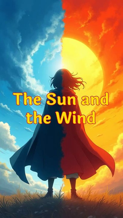 Sun and  the wind story in Hindi