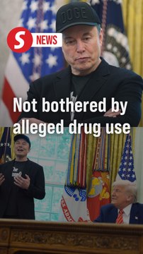 Trump says he is not bothered by reports of Elon Musk's alleged drug use