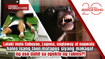 Lalaki, naglaway at nagwala halos isang taon matapos siyang makagat ng aso | Kapuso Mo, Jessica Soho
