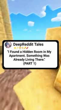 I found a hidden room in my apartmentbut something was already living there(PART 1) #redditstories#redit