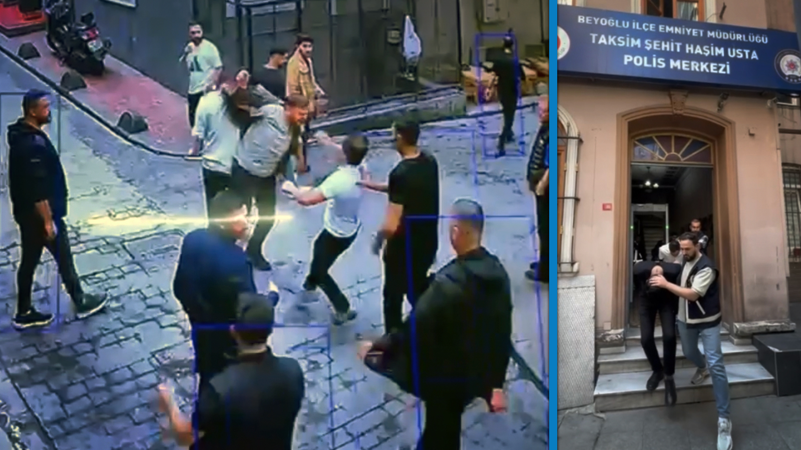 Beyoğlu'nda Şiddet Olayı: Eğlence Mekanında Hesap Tartışması Kavgaya Dönüştü, Kameralara Yansıyan Saldırı