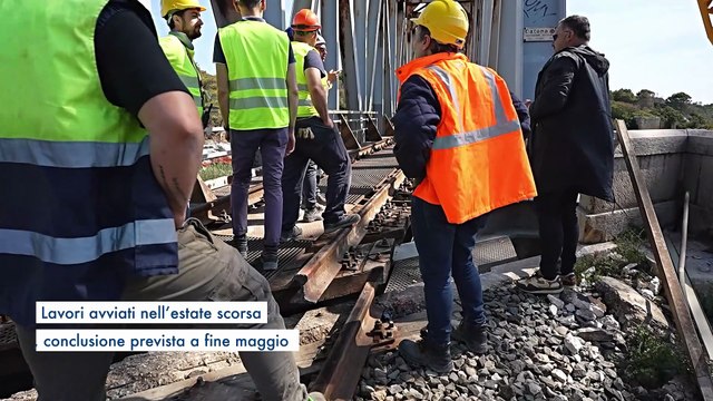 Treni, linea Taranto-Potenza: varato il ponte ferroviario interamente d'acciaio sul fiume Lato