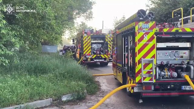 هجوم بمسيرات روسية على منطقة زابوريجيا في جنوب أوكرانيا
