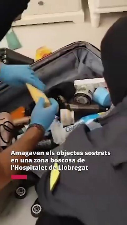 Trabajo de agentes en Barcelona