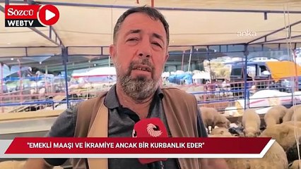 Kurban pazarında durum vahim: Emekliler seyrediyor, satıcılar şikâyetçi