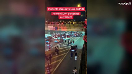 Caos en París en la celebración del título de Champions
