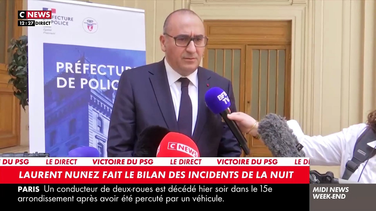 Laurent Nuñez annonce «plusieurs milliers» de casseurs et 392 interpellations à Paris