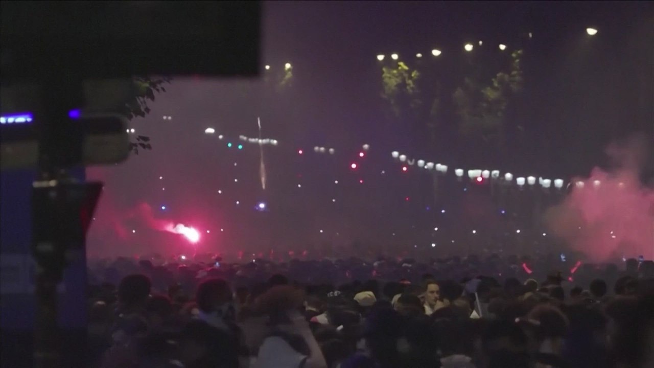 Graves disturbios en París en la celebración de la Champions: 2 muertos y más de 500 detenidos