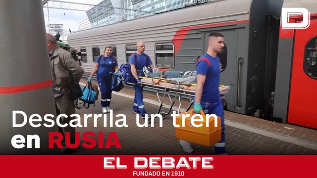 Al menos siete muertos y 70 heridos en un descarrilamiento de tren en Rusia tras el colapso de un puente