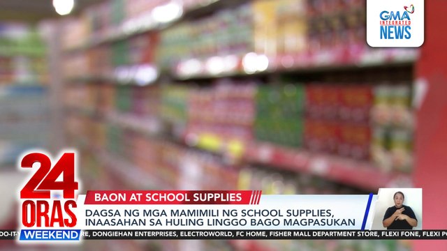 DTI - Mga pagkaing karaniwang baon ng mga mag-aaral, walang pagtaas ng presyo | 24 Oras Weekend