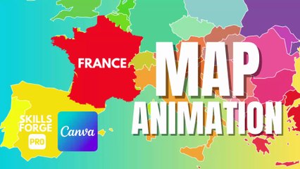 How to Create a Stunning Map Animation in Canva in Just 4 Minutes!