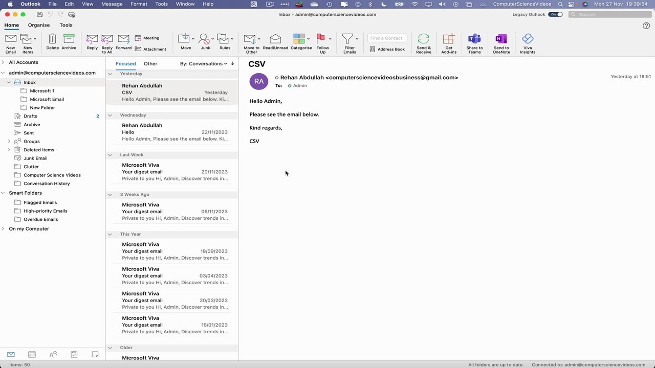How to DELETE a Created Rule on Microsoft Outlook Using a Mac Computer - Basic Tutorial | New