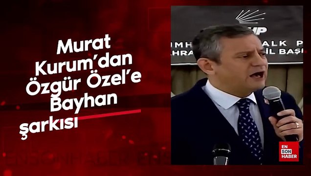 Murat Kurum'dan Özgür Özel'e Bayhan şarkısıyla yanıt
