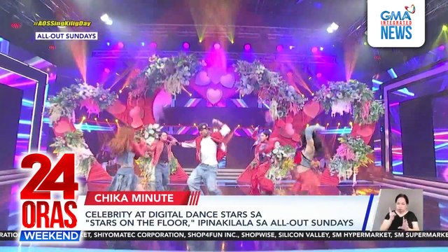 Celebrity at digital dance stars sa Stars on the Floor, ipinakilala sa All-Out Sundays | 24 Oras Weekend