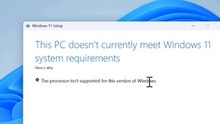 How do i Bypass The Processor Isn't Supported For This Version Of Windows While Updating