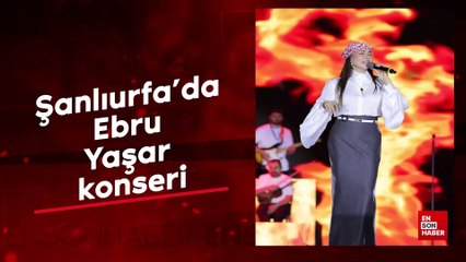 Şanlıurfa'da Ebru Yaşar konseri