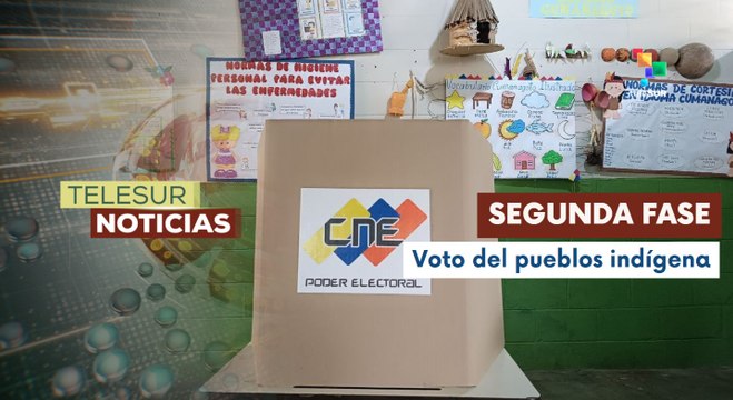 Indígenas venezolanos participan en segunda fase de elecciones legislativas