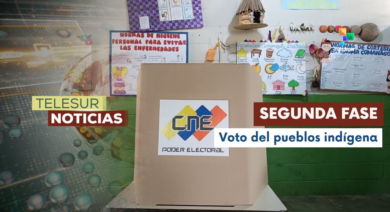 Indígenas venezolanos participan en segunda fase de elecciones legislativas
