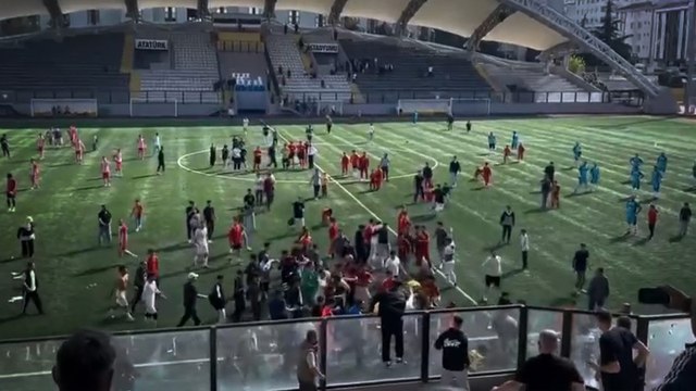 Amatör lig maçının ardından kavga: 1 futbolcu yaralandı