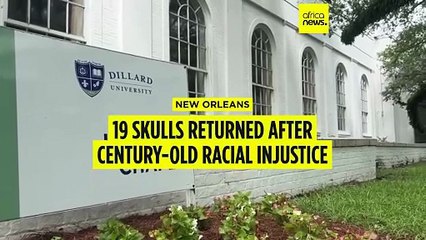 Skulls of 19 African Americans returned to New Orleans after 140 years