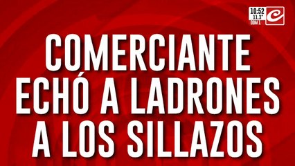Harto de los robos: echó a sillazos a dos ladrones armados y frustró el asalto