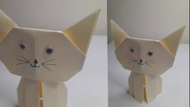 How to Make a Paper Cat Model | Easy DIY Paper Animal Craft