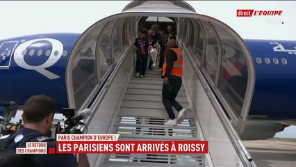 Les Parisiens ont atterri à Roissy - Foot - Ligue des champions - PSG