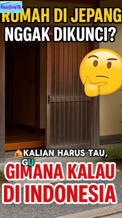 🎬Rumah di Jepang Nggak Dikunci?! Coba Kalau di Sini 😅