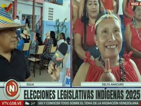 Continúa el desarrollo de las Elecciones Legislativas Indígenas 2025 en el estado Zulia