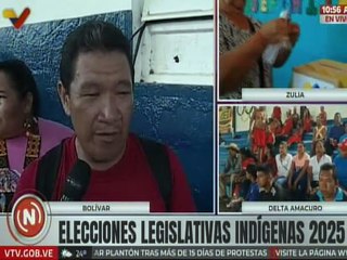 Bolívar | Pueblo indígena continúa ejerciendo su derecho al sufragio en la U.E. Andrés Eloy Blanco