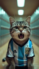 Messi Becomes a Cat! | Did Ronaldo Have a New Pet? #messi #ronaldo #shorts
