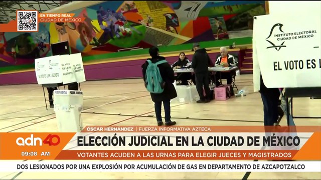 Poca participación en Elección Judicial en CDMX: sin filas y escasa afluencia en jornada electoral