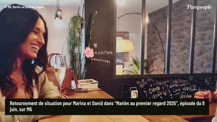 Retournement de situation pour Marina et David (Mariés au premier regard 2025) : "C'est bien la première fois" (SPOILER)