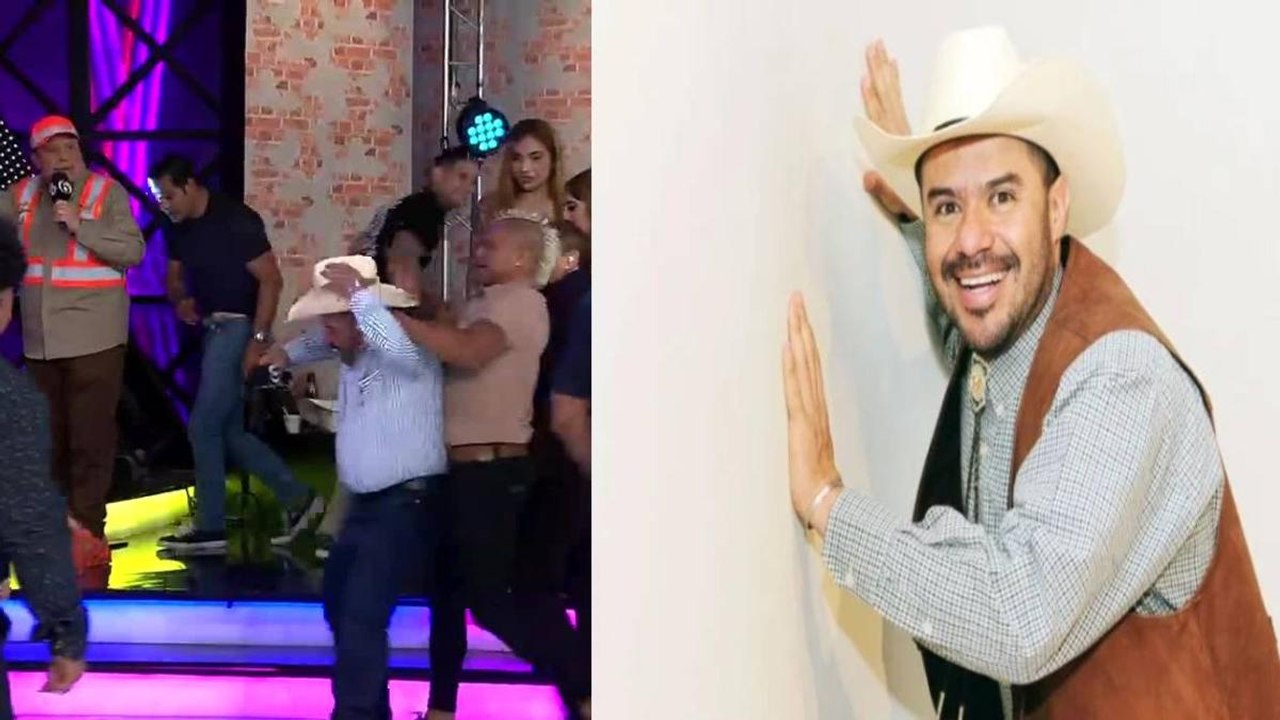 Luchador agrede al comediante 'El Norteño' en pleno programa