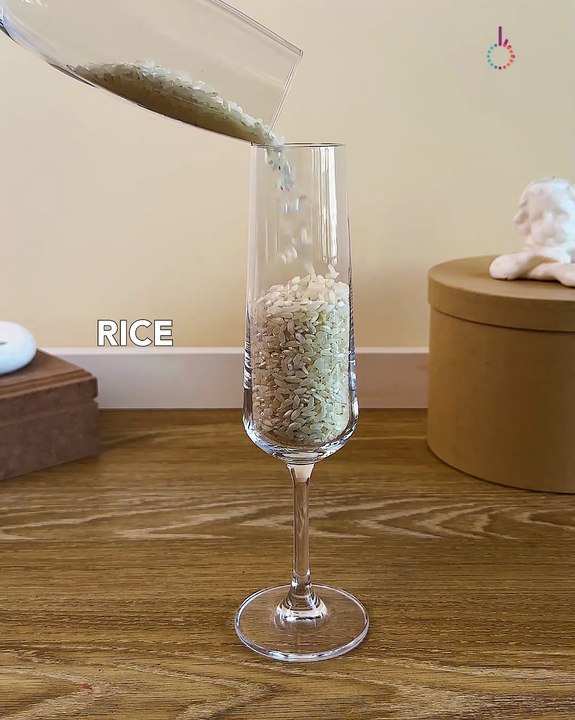 Diy candle 🕯️ with rice 🍚 and oil