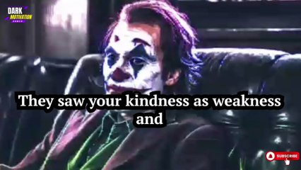 You Loved Them Deeply  But They Didn’t Deserve You | A Joker-Style Speech on Love and Pain.