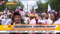 Bajo el lema “Domingo Negro”, colectivos se movilizan en rechazo al proceso de Elección Judicial